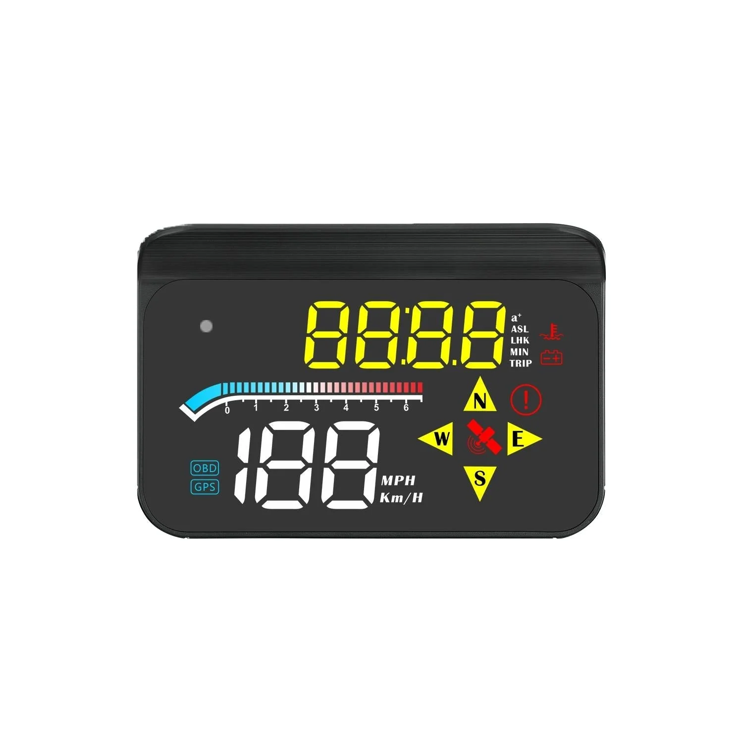 Car Hud Head Up Display Gps Speed Meter Obd2 Diagnostic Tool