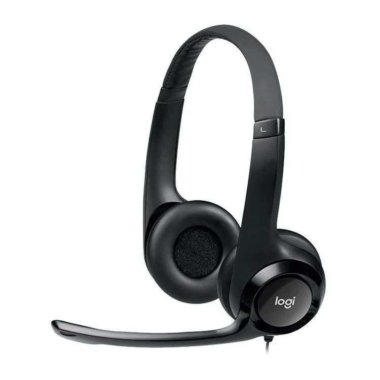Usb Wired Headset With Noise-Cancelling Mic