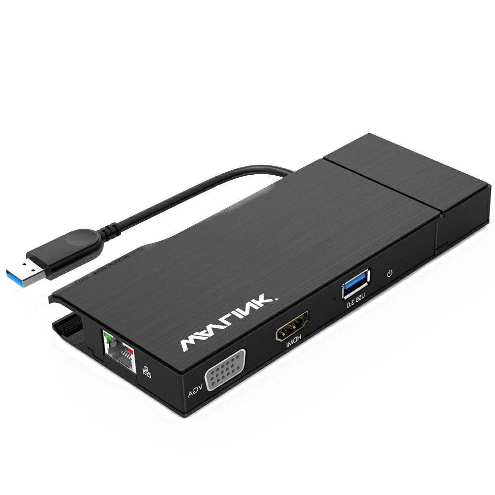 Usb3.0 Hd / Vga / Gigabit Ethernet Splitter Adapter