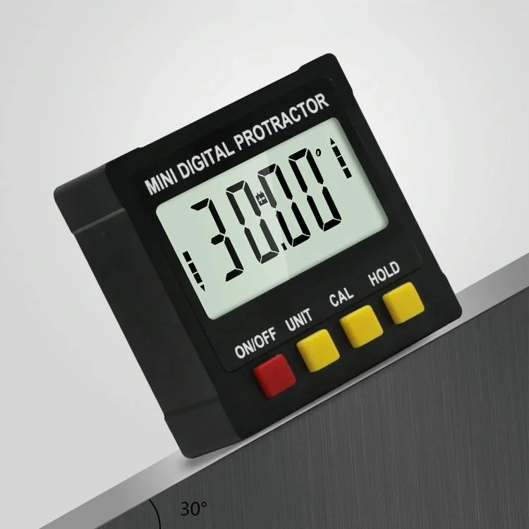 Digital Inclinometer Protractor with Magnetic Angle Ruler