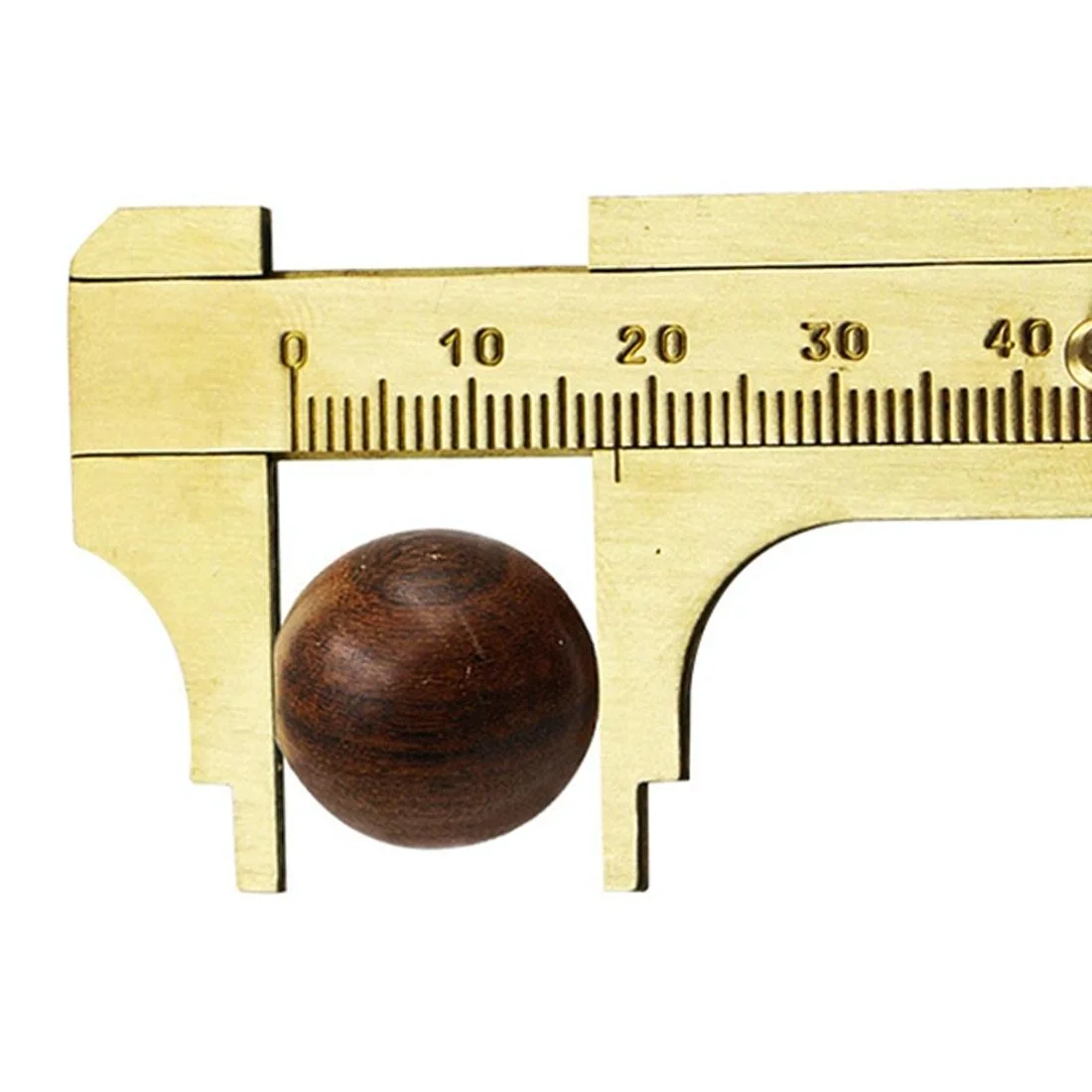 Mini Brass Sliding 80mm Vernier Caliper for Jewelry Measurement