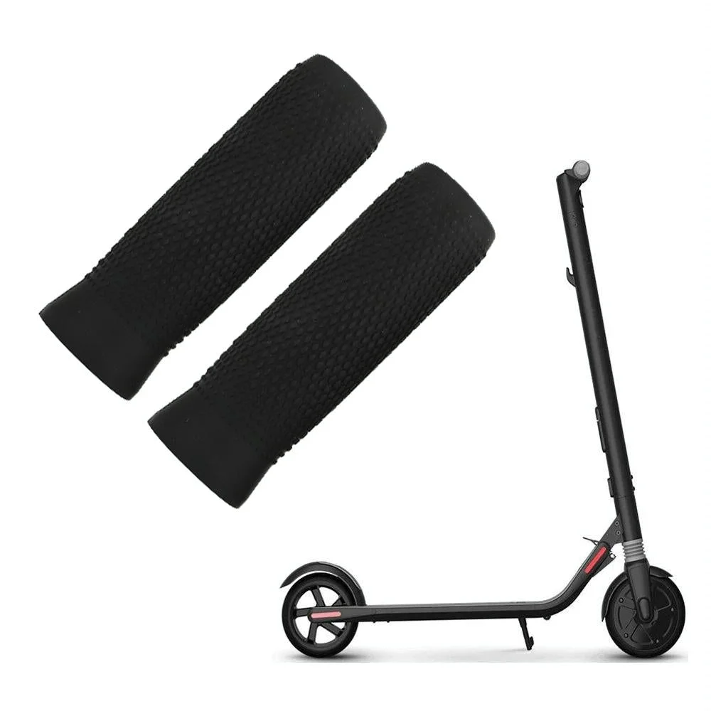 Silicone Handbar Cover for Ninebot Es Scooters - Black Pair