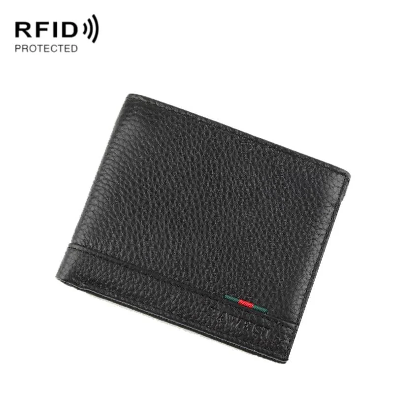 Rfid-blocking Men Wallet with Card Slots