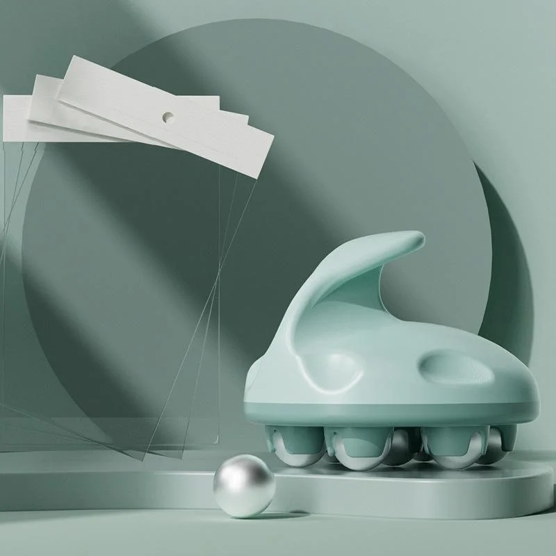 Green Steel Ball Abdominal Massager For Calf Muscles