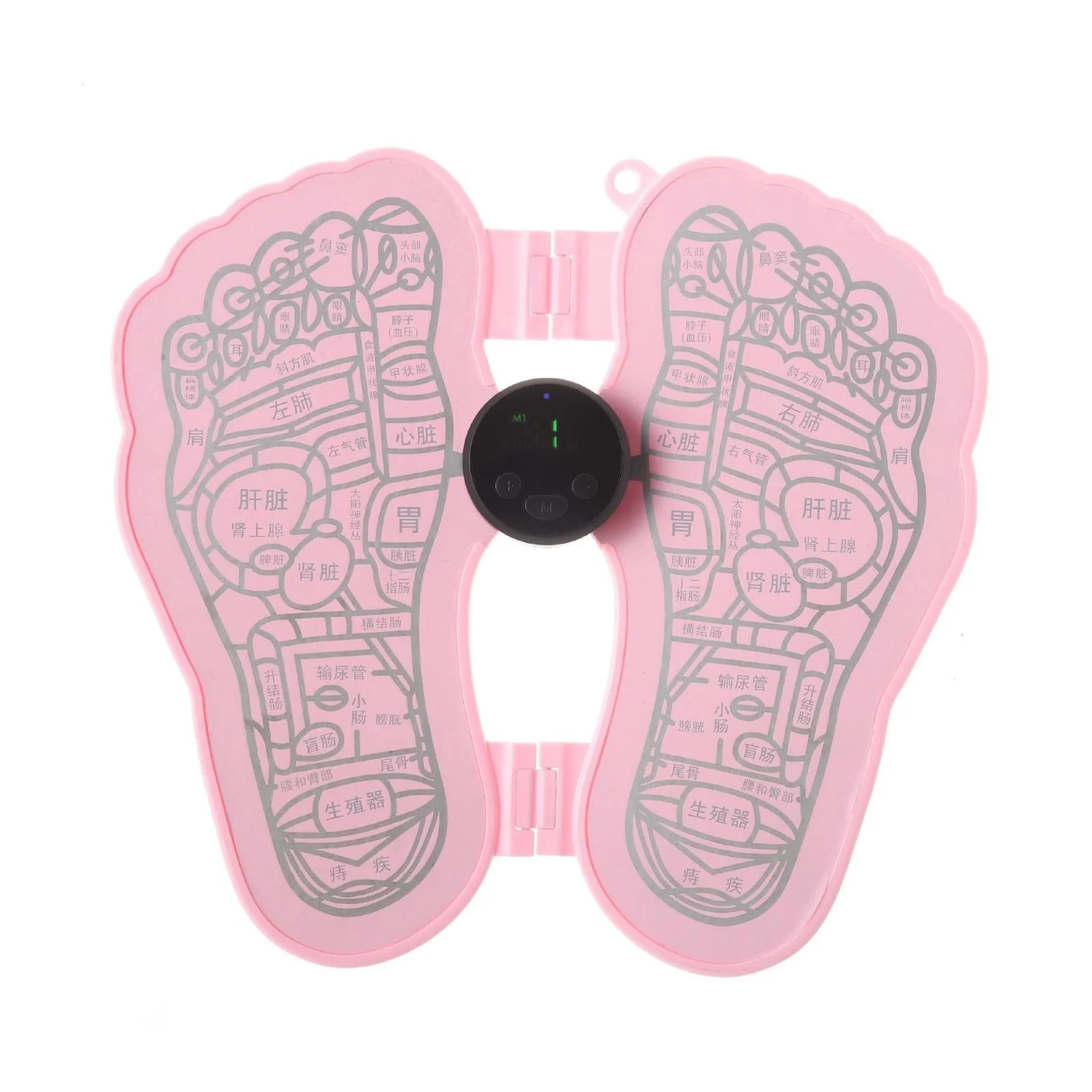 Portable Elderly Foot Massager Pink Battery