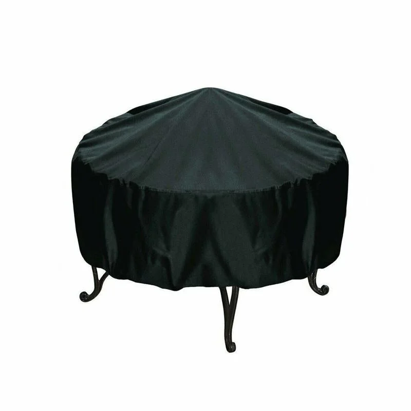 Rainproof Round Table Cover for Outdoor Garden Grill - 92x30cm
