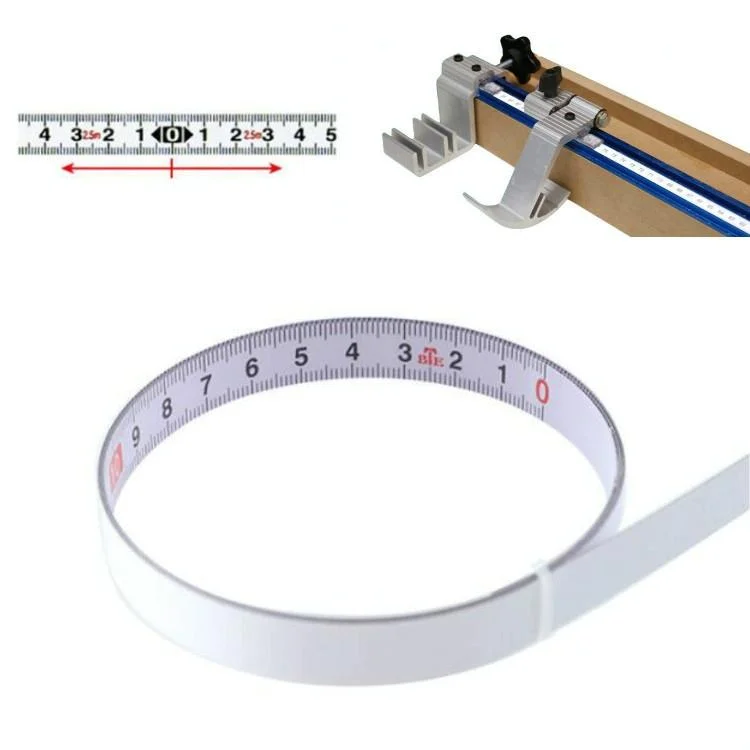 Self-adhesive Steel Ruler with 2m Tape Measure - Sticky Scale