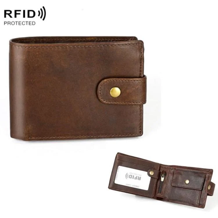 Leather Rfid Blocking Card Wallet - Multi Bit