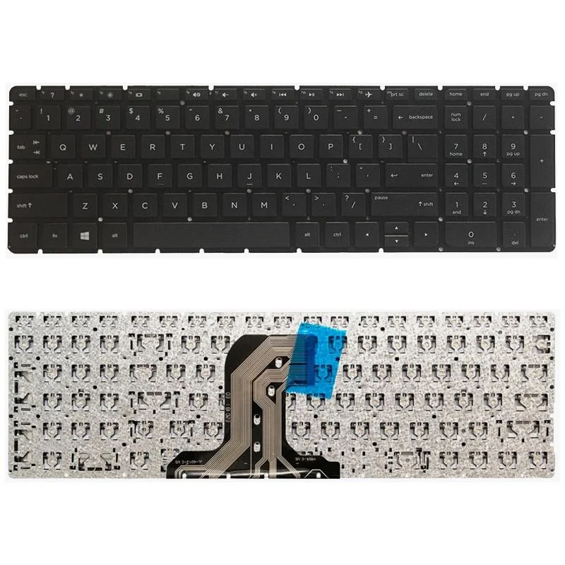 Hp Pavilion 15-ac / 15-af / 15q-aj / 250 G4 / G5 / 255 G4 / G5 / 256 G5 / 15-ba / 15-ay Keyboard - us Version