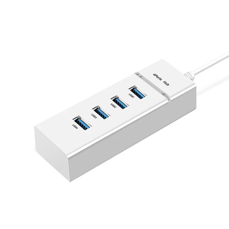 4-Port Usb 2.0 Hub With Light Bar 15Cm Cable
