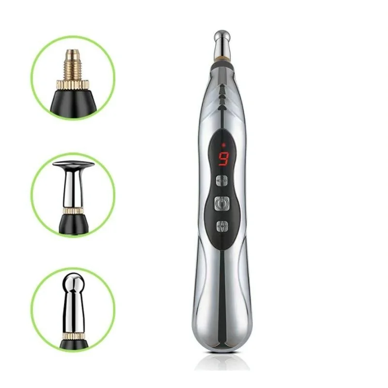 Electronic Acupuncture Pen 3 Head Circulating Energy Automatic Point Finding Home Pain Relief