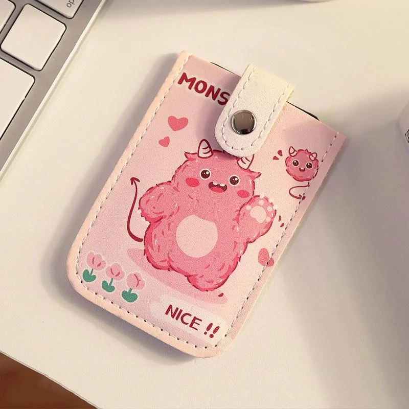 Large Capacity Pull Out Card Holder Pink - Pink