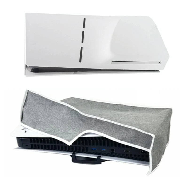 Black Dust Cover for Ps5 Slim - Horizontal Disc & Digital - Horizontal Gray