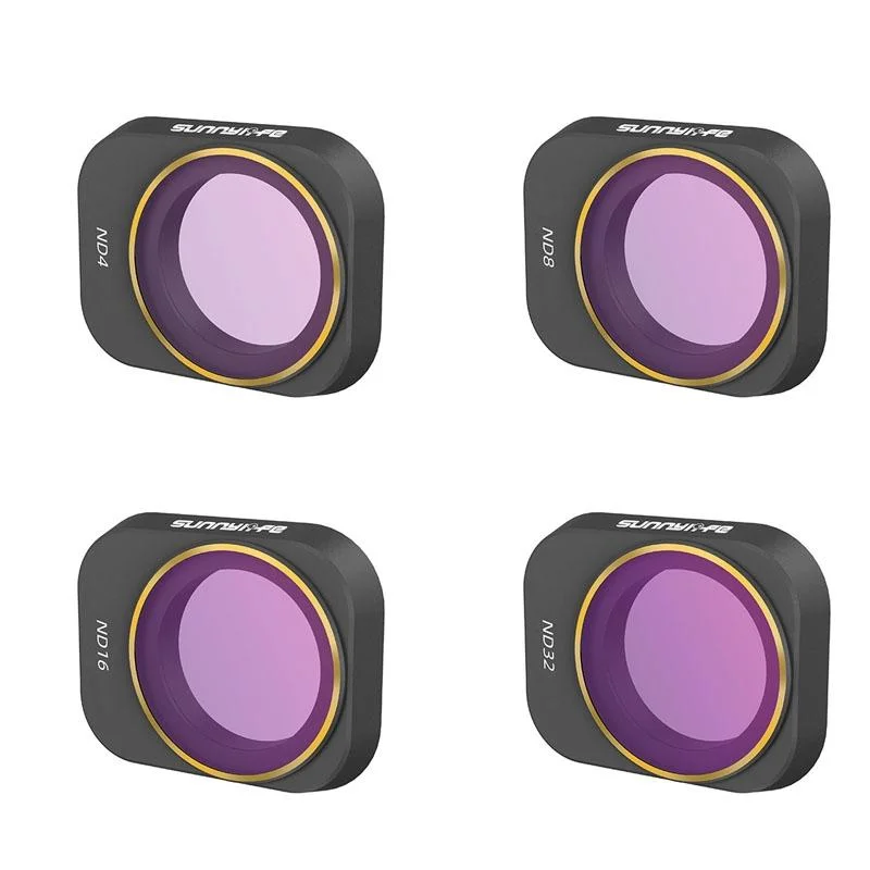 4-piece Mini 3 Pro Nd Filter Set Nd4 Nd8 Nd16 Nd32