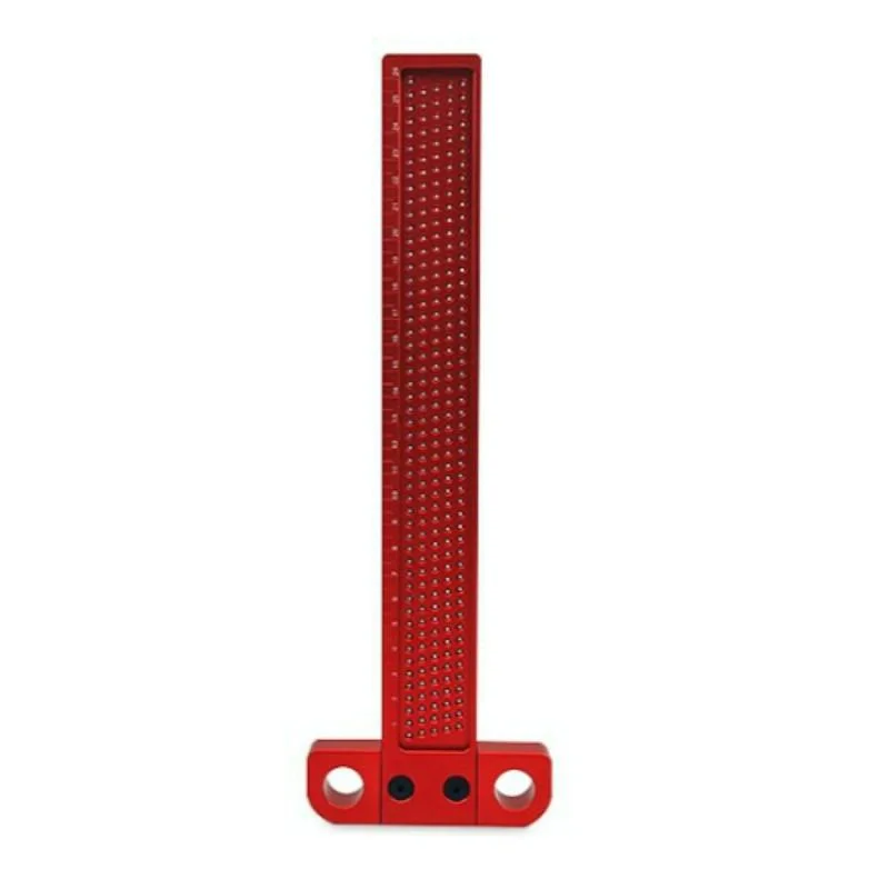 Precision T-shaped Woodworking Marking Ruler - Ideal for Accurate Hole Measurements