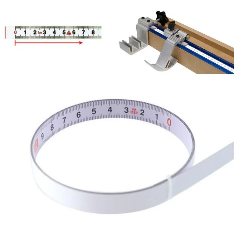 Self-adhesive Steel Ruler with 3m Tape Measure - Sticky Scale