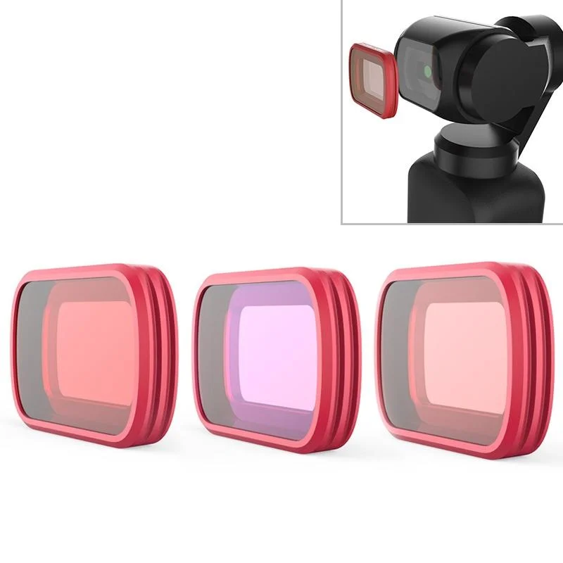 Professional Diving Lens Filter Set for Dji Pocket - 3 Pack
