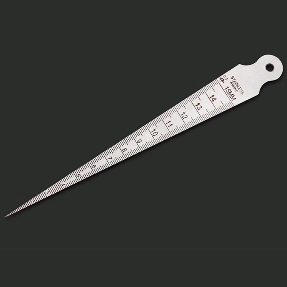 Stainless Steel Taper Gauge for Gap Measurement 1-15mm