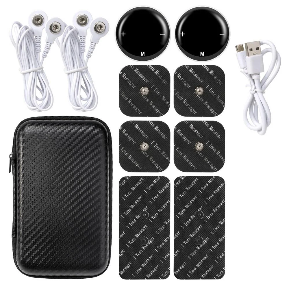 Ems Cervical Massager Patch Full Body Pulse Therapy - Double Host Without Remote