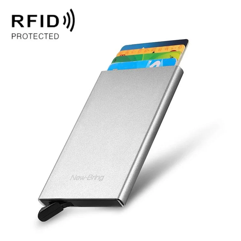 Secure Metal Card Holder - Anti-degaussing