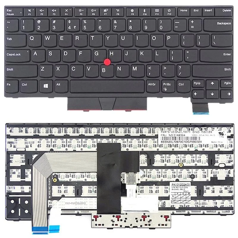 Lenovo Thinkpad T470 / T480 / A475 / A485 us Keyboard