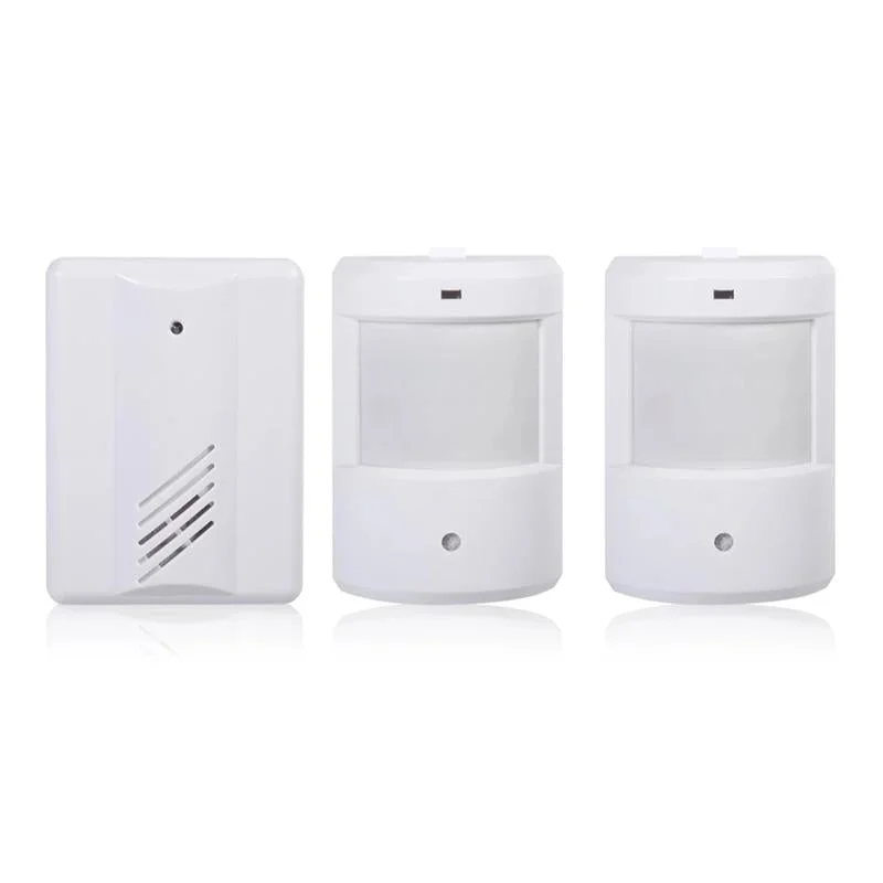 Wireless Doorbell Alarm With 2 Infrared Sensors For Home / Office