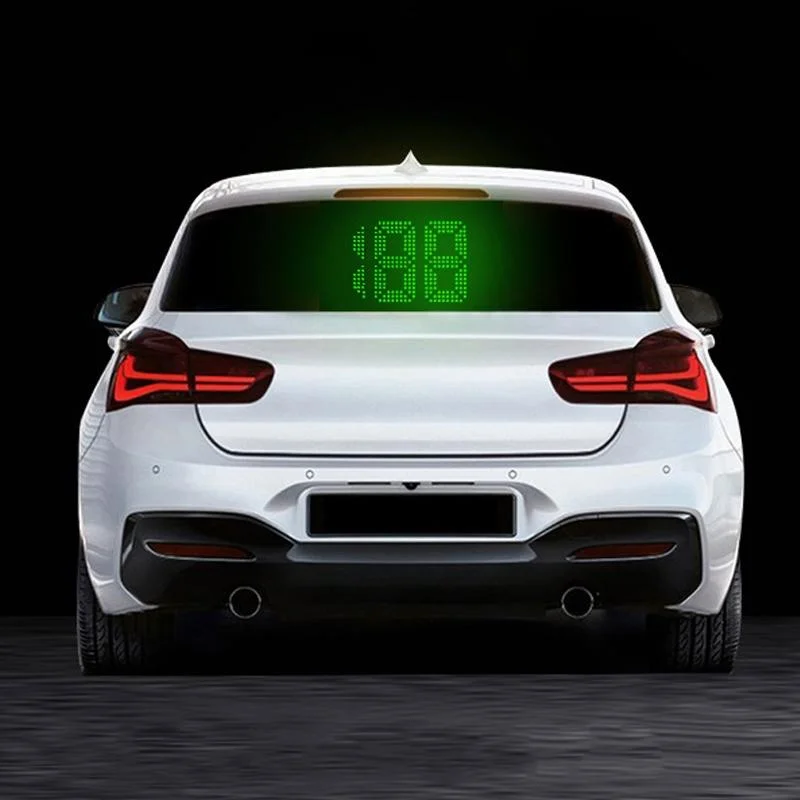 Universal Car Gps Rear Window Speedometer Hud Display
