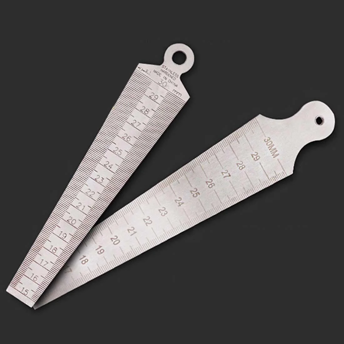Stainless Steel Taper Gauge for Measuring Wedge Gaps 15-30mm