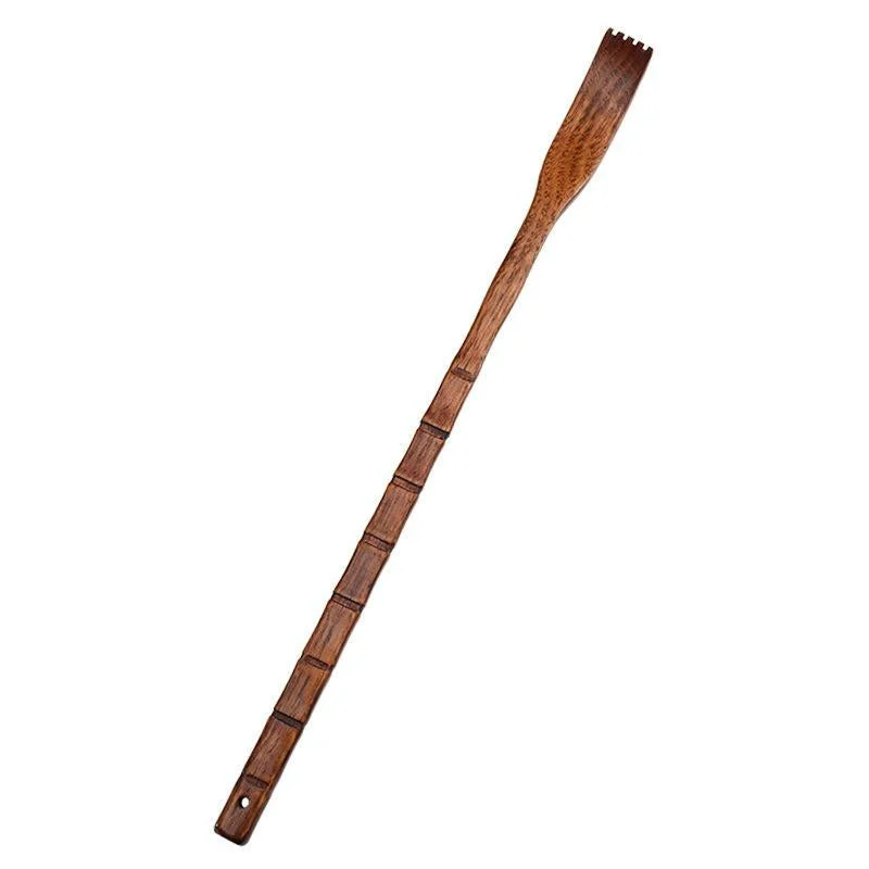 Long Handle Bamboo Back Scratcher Red