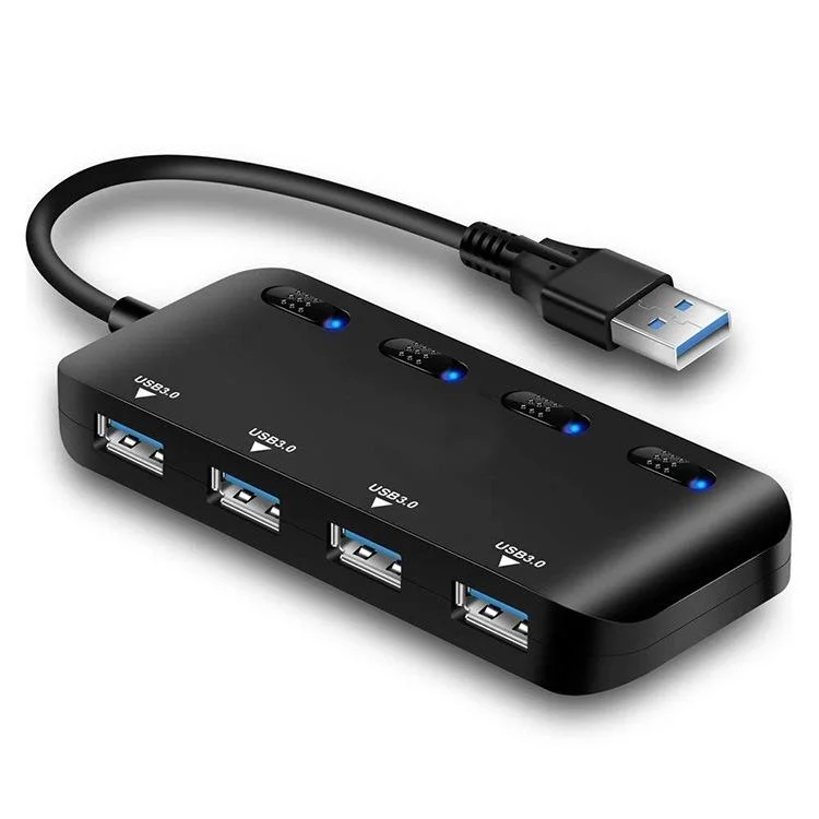 4-Port Usb 3.0 Hub With Switch