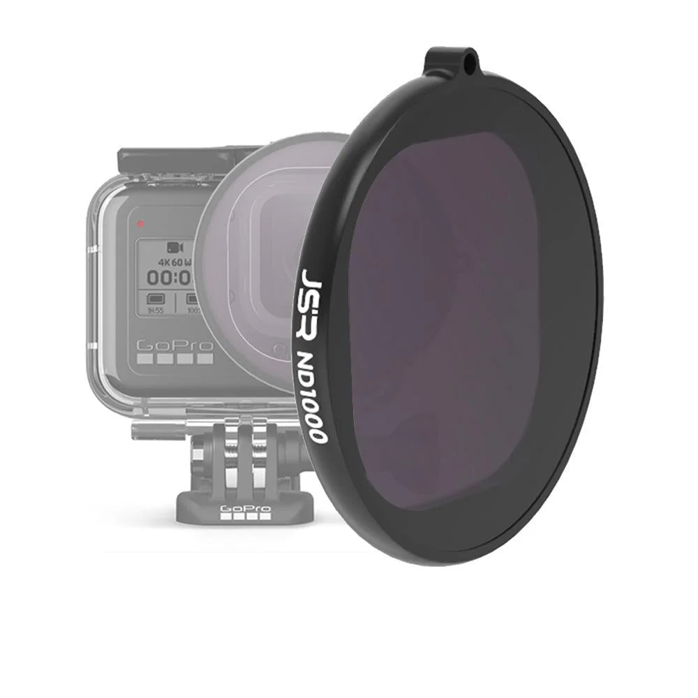 Hero8 Round Housing Filter with Nd1000 Lens