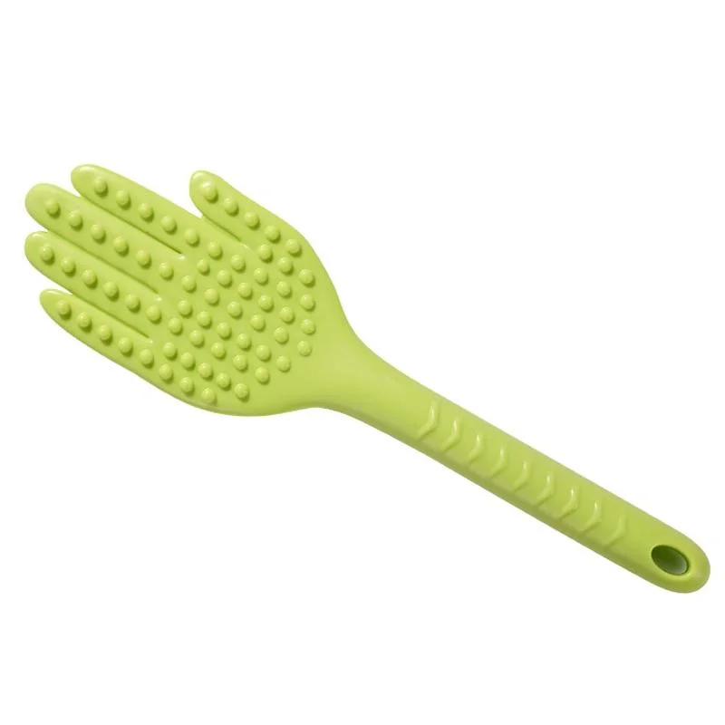 Multifunctional Silicone Palm & Back Massager Random Colour Delivery
