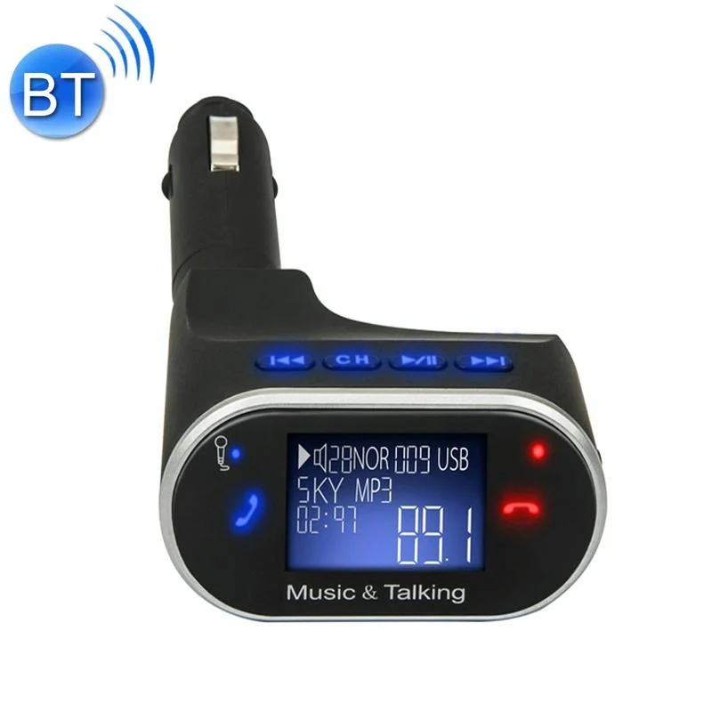 Car Stereo Radio Mp3 Player Bluetooth Hands-Free Fm Transmitter