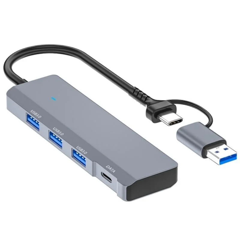 Usb / Type-C Hub Adapter 3 Usb 3.0 + Type-C Ports