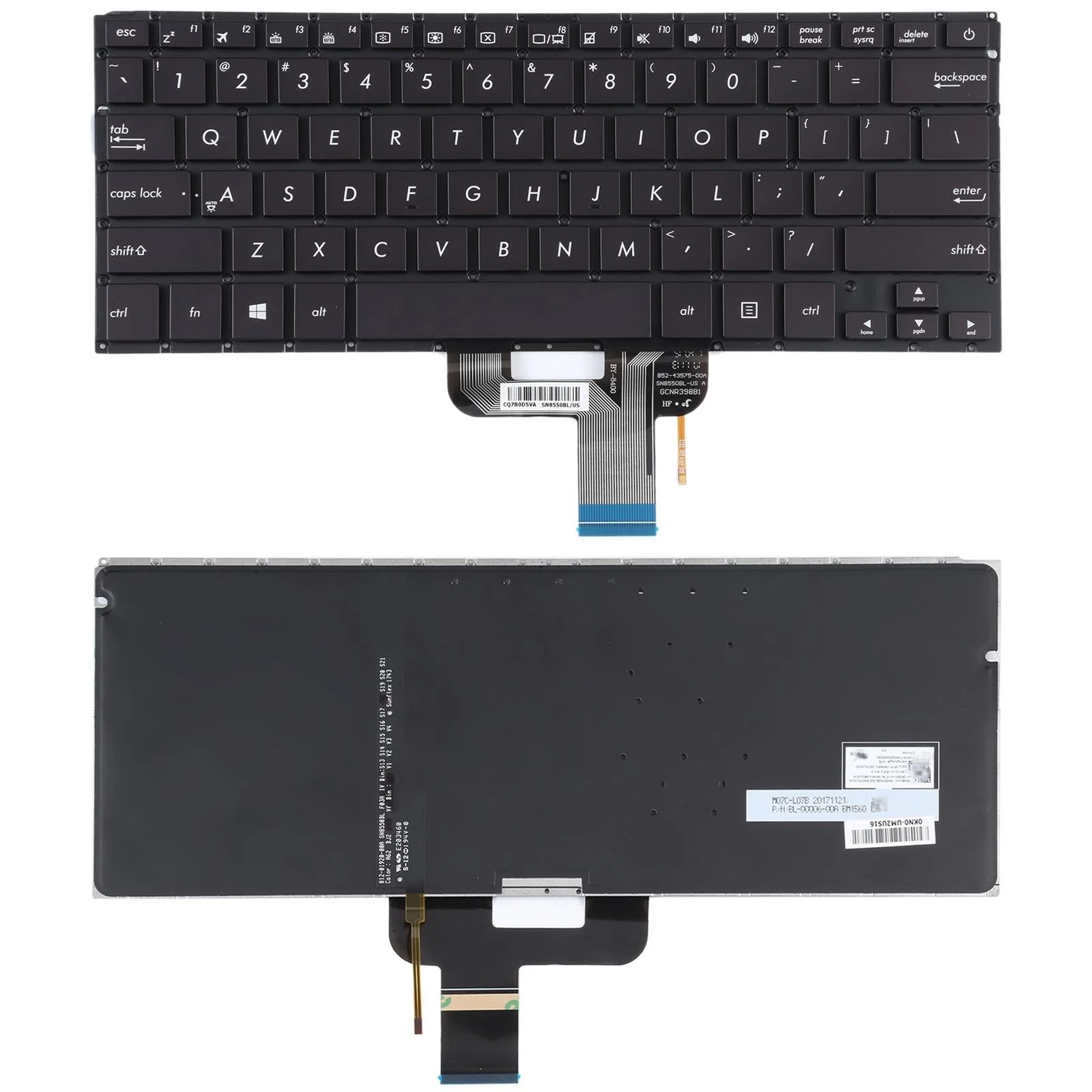 Backlit us Keyboard for Asus Zenbook Ux310 / Ux310ua / Rx410u