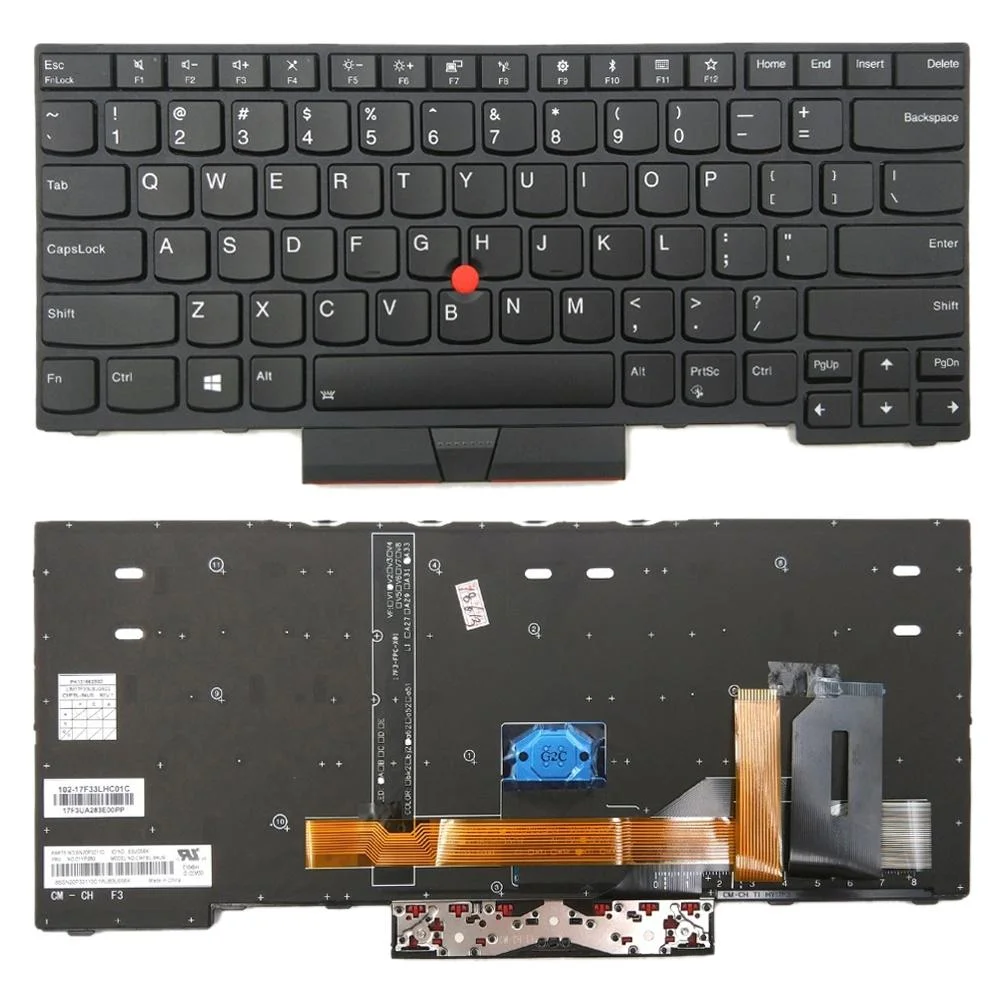 Lenovo Thinkpad E480 L480 L380 Yoga T480s Backlit Keyboard
