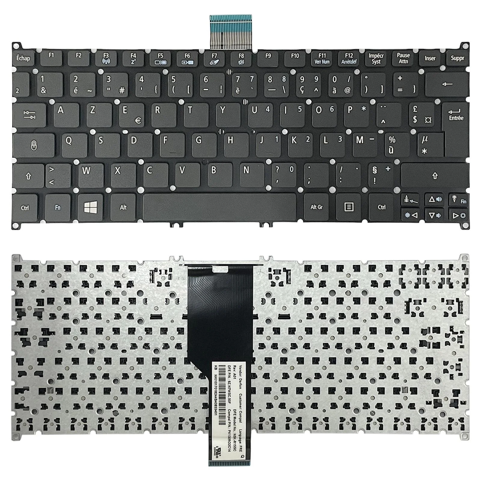 Acer Aspire one French Keyboard for V5-123 E3-112 S3-391 V3-112 V5-171
