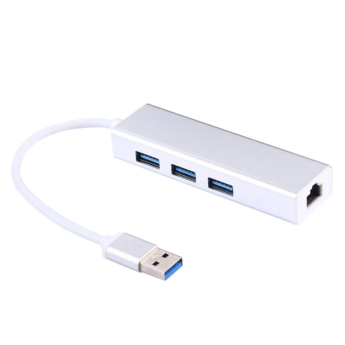 3-Port Usb3.0 Hub + Gigabit Ethernet Adapter
