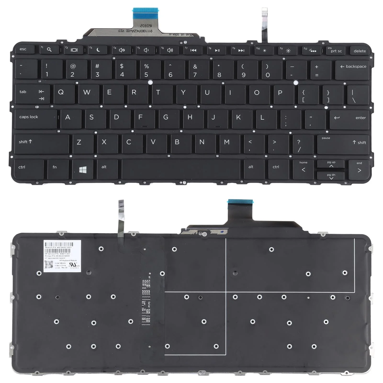 Backlit Keyboard for Hp Elitebook Folio G1