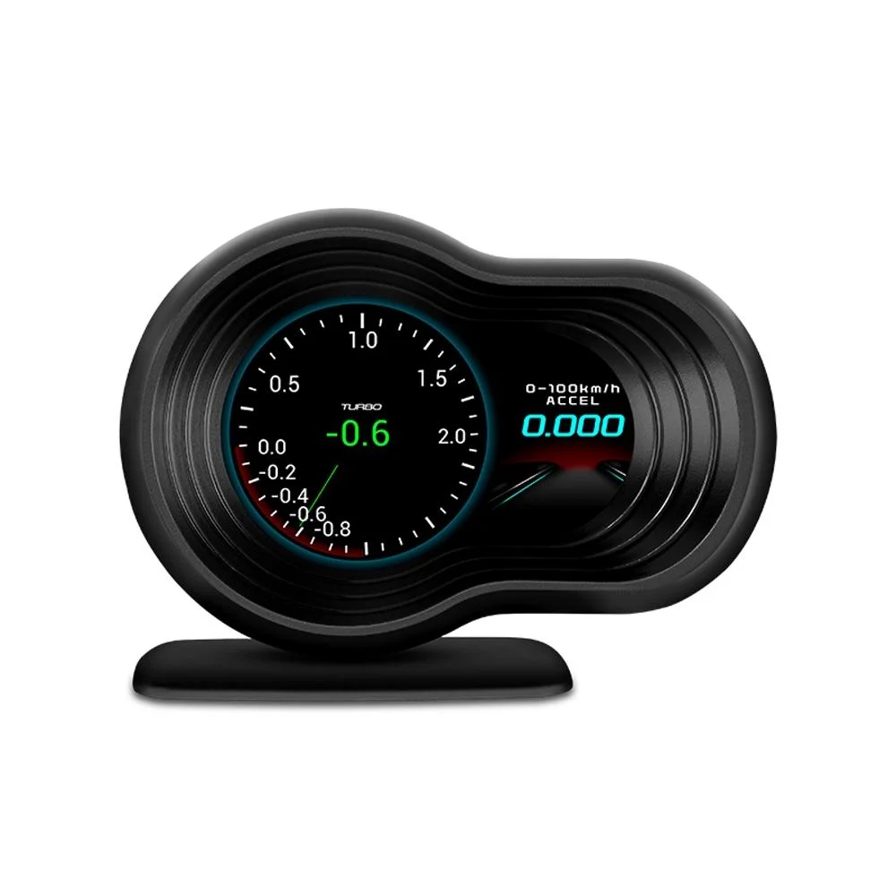 Car Hud Display Speed Water Temp Voltage Obd2 + Gps