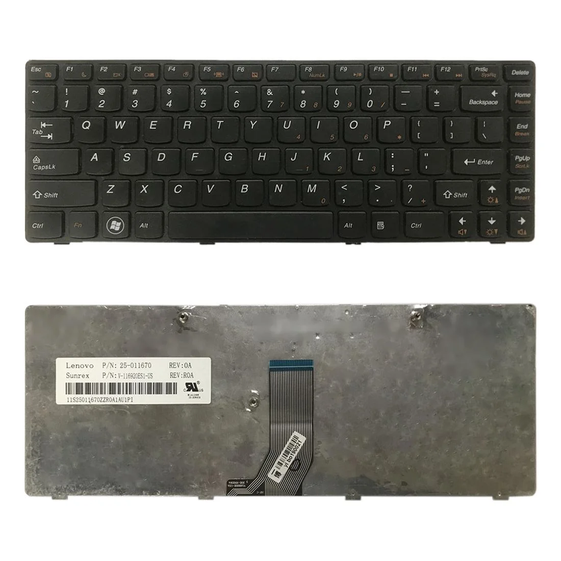 Lenovo G470 V470 B470 B490 G475 B475e V480c B480 M490 M495 Keyboard - us Version
