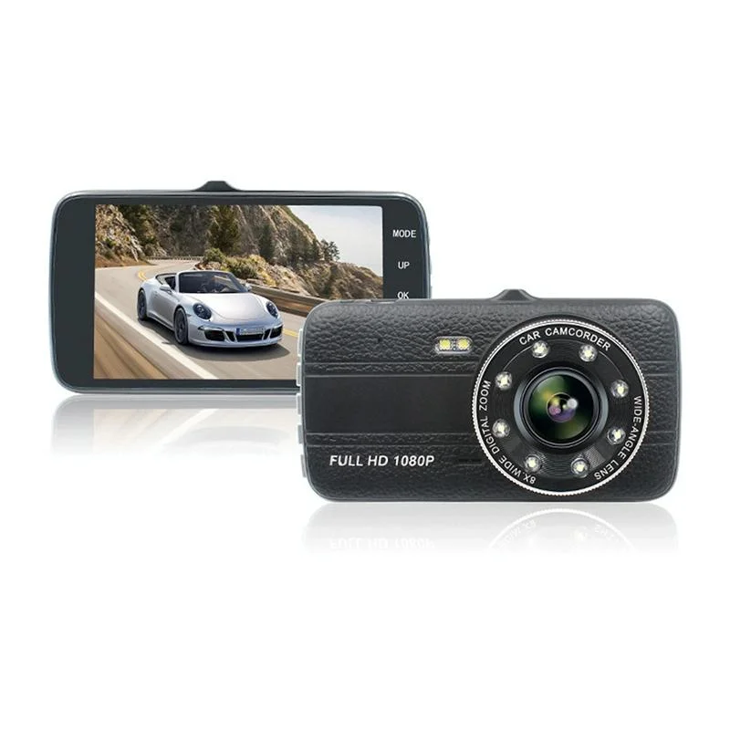 1080p Hd Night Vision Driving Recorder - 4 Inch Screen