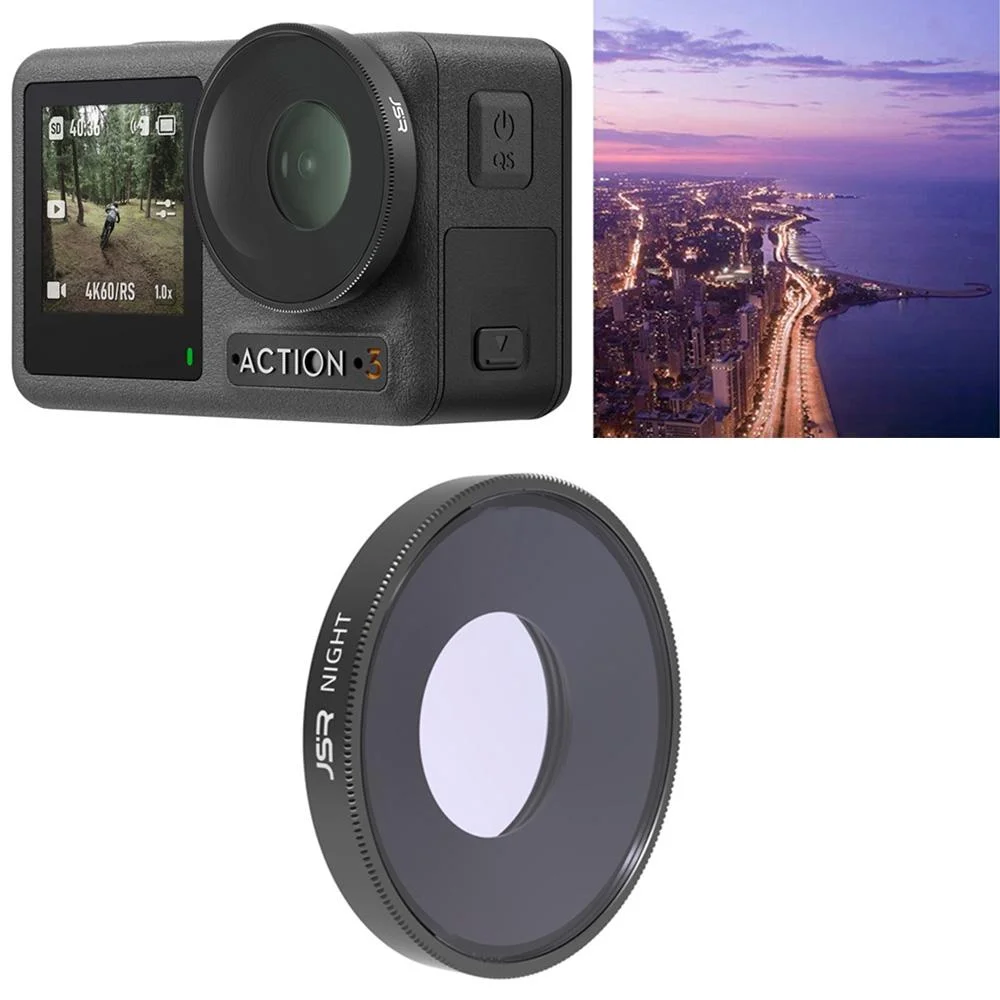Universal 3-in-1 Lens Filter for Dji Action Camera