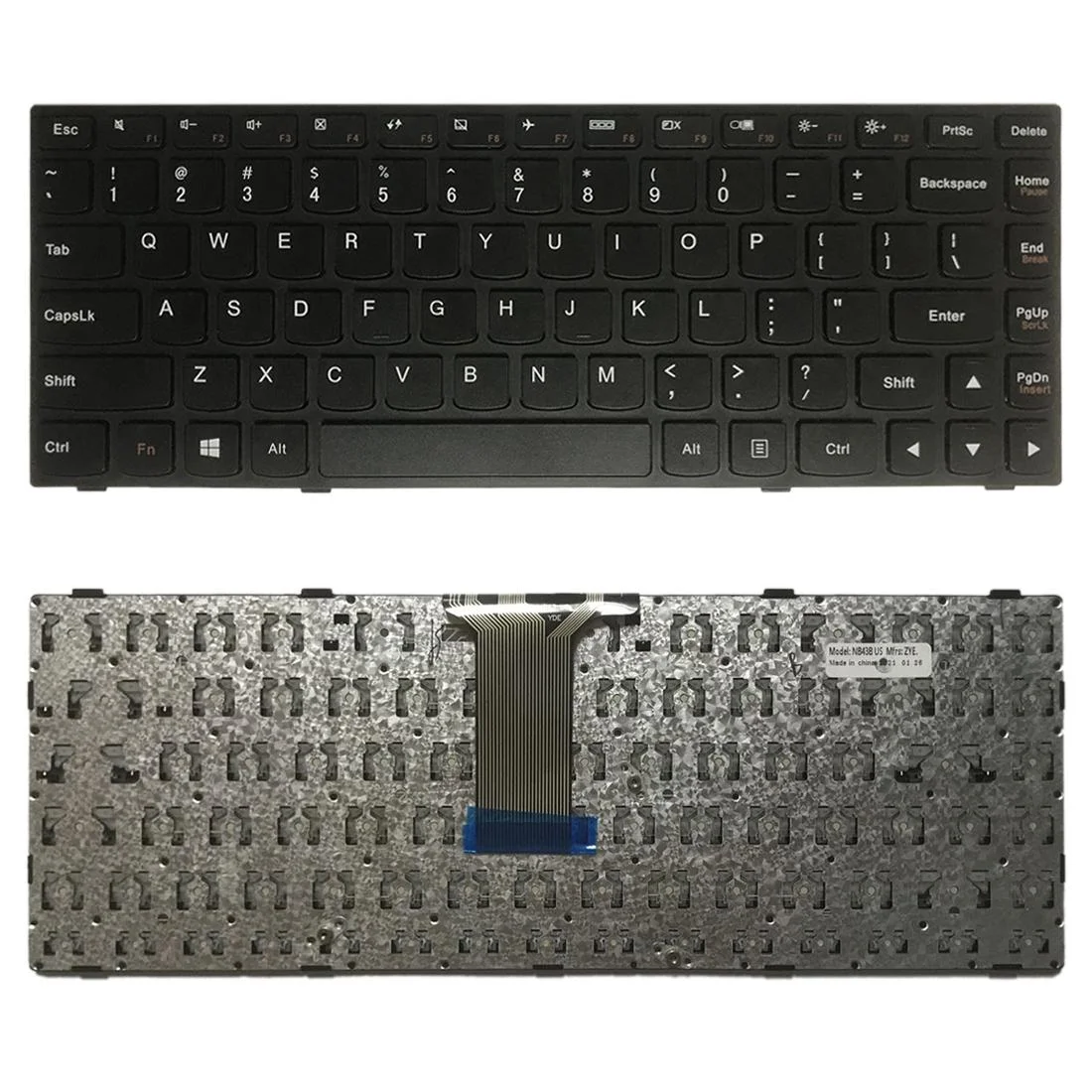 Lenovo Ideapad G40 / G40-80 / N40 / B40 Flex2-14a us Keyboard