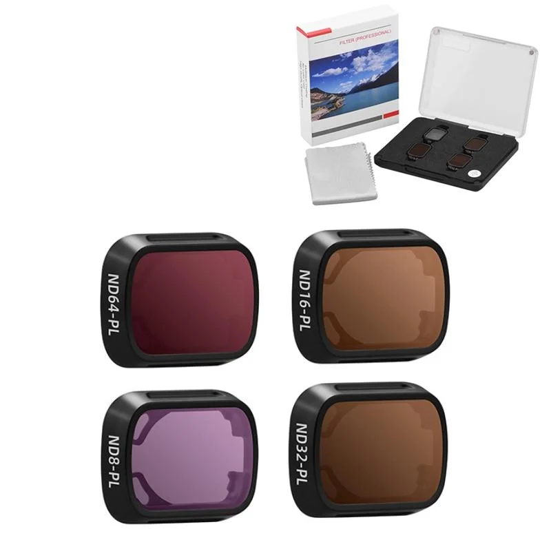 4-piece Nd Filter Set for Dji Mini 3 / 3 Pro - Nd8pl Nd16pl Nd32pl Nd64pl - 4Pcs/Set Nd8Pl+Nd16Pl+Nd32Pl+Nd64Pl