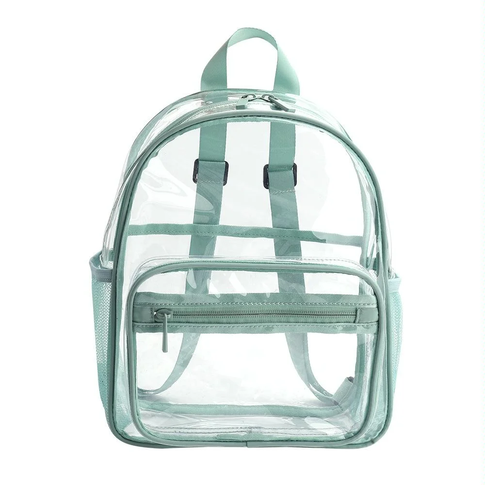 Waterproof Pvc Backpack for Students - Compact and Durable - Candy Colour Green