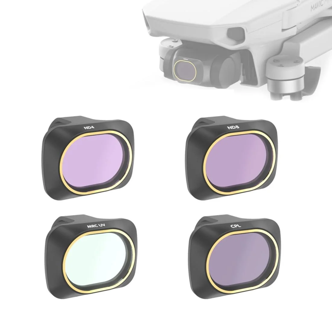 4-in-1 Lens Filter for Dji Mavic Mini - Uv Cpl Nd4 Nd8