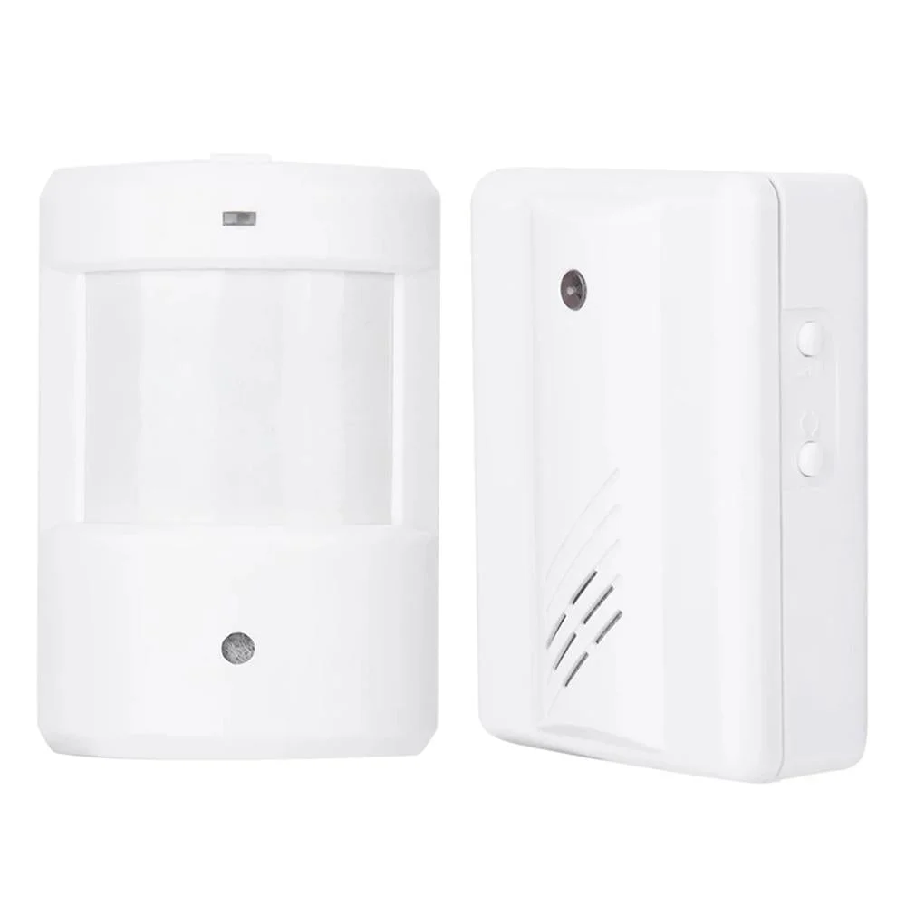 Wireless Doorbell With Electro Guard Ir Detection - White