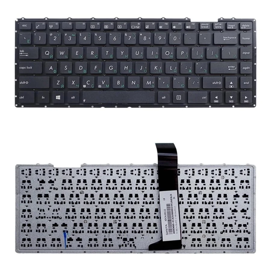 Russian Keyboard for Asus X450 Series - Black