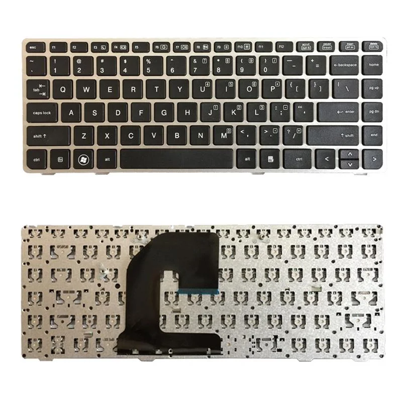 Silver Frame us Keyboard for Hp Elitebook & Probook